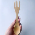 Natural Bamboo Spork – Perfect for Travel and Dining Out