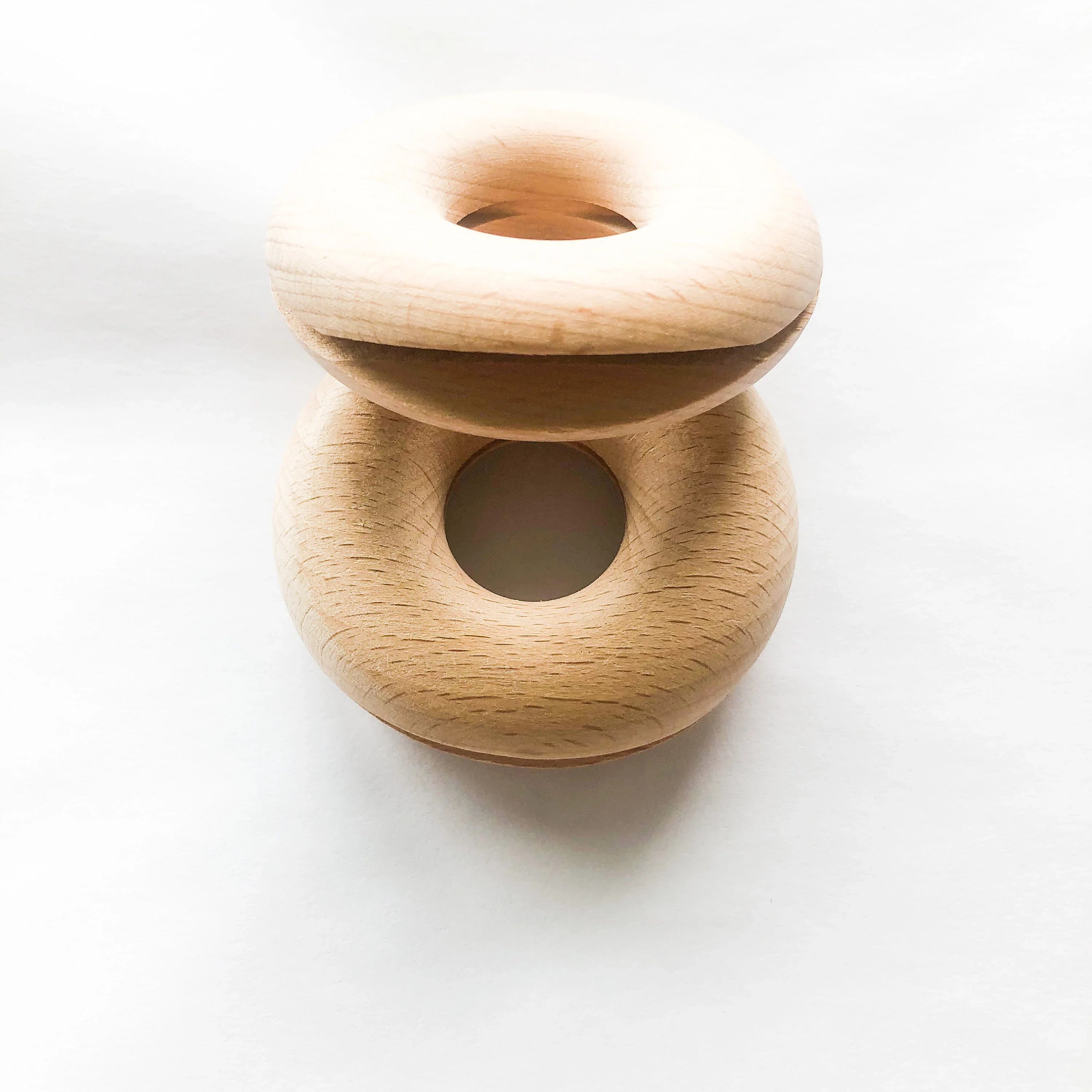Wooden Donut Bag Clips-Eco Friendly Plastic Free Zero Waste Natural Reusable Bag Sealing Clips